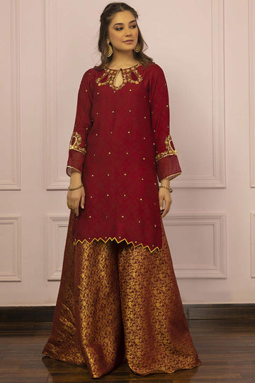 Mehroon Zaaviay Pret 2022